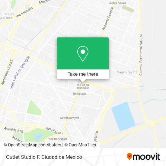 Mapa de Outlet Studio F