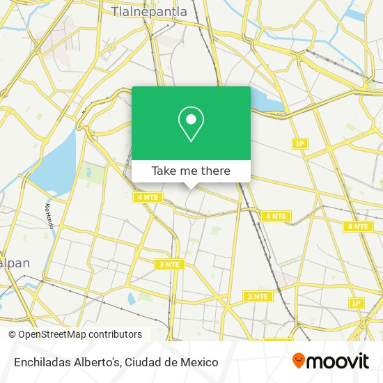 Enchiladas Alberto's map