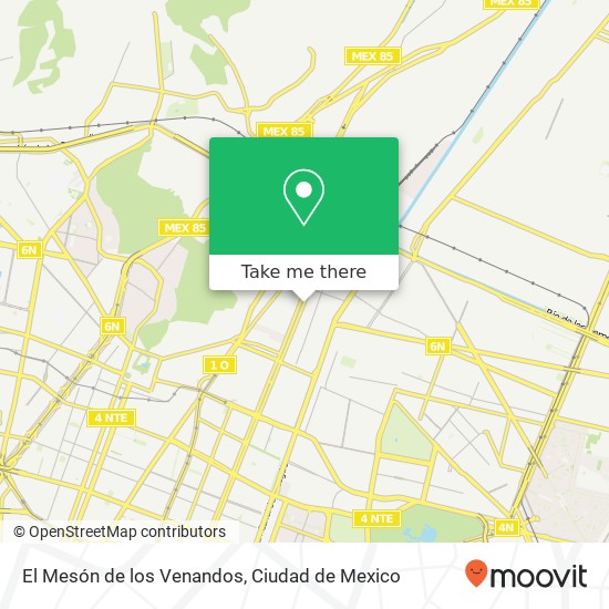 El Mesón de los Venandos, Avenida Ingeniero Eduardo Molina Vasco de Quiroga 07440 Gustavo A Madero, Distrito Federal map