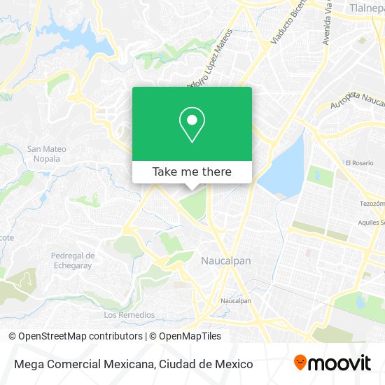Mega Comercial Mexicana map