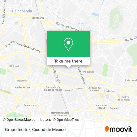 Mapa de Grupo Inditex