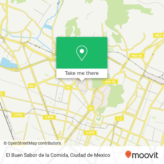 El Buen Sabor de la Comida, Ramiriqui Res Zacatenco 07369 Gustavo A Madero, Distrito Federal map