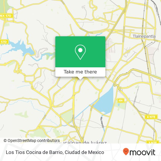 Los Tios Cocina de Barrio, Pafnuncio Padilla Ciudad Satélite 53100 Naucalpan de Juárez, México map