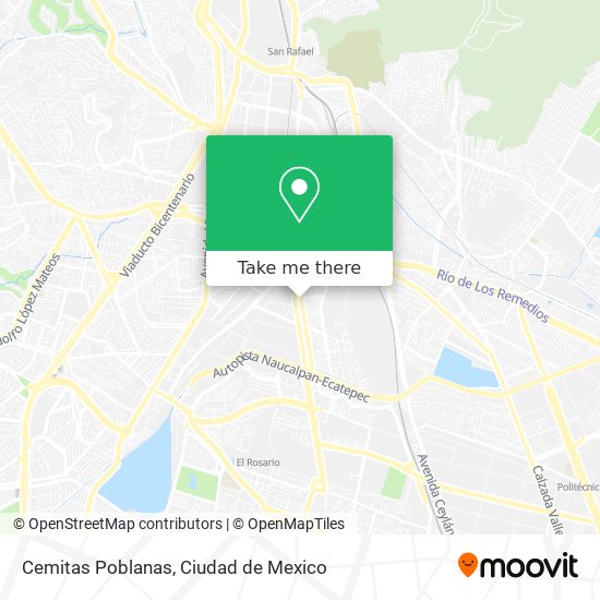 Cemitas Poblanas map