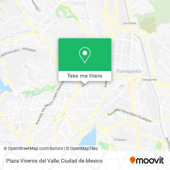 Plaza Viveros del Valle map