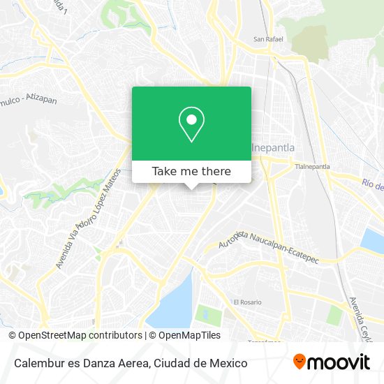 Mapa de Calembur es Danza Aerea
