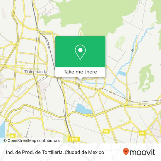 Ind. de Prod. de Tortilleria, Avenida Tláloc San Bartolo Tenayuca 54150 Tlalnepantla de Baz, México map