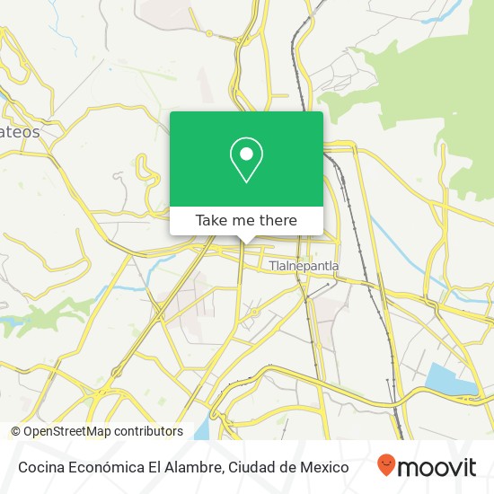 Cocina Económica El Alambre, Avenida 1RO de Mayo Tlanepantla de Baz Centro 54000 Tlalnepantla de Baz, México map