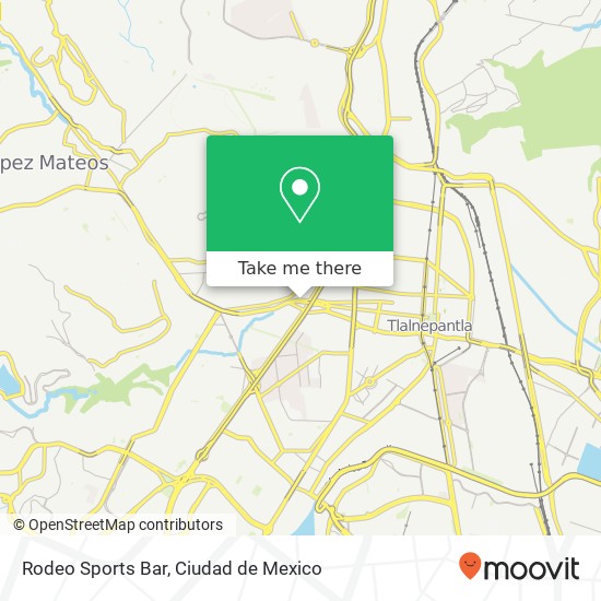 Mapa de Rodeo Sports Bar