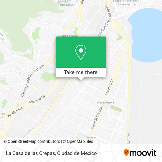 Mapa de La Casa de las Crepas