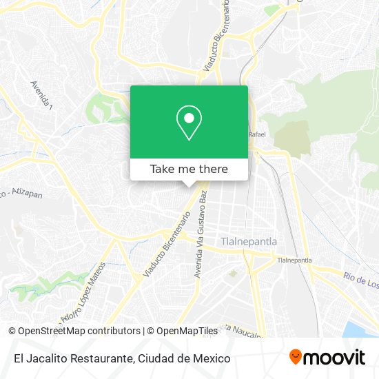 How to get to El Jacalito Restaurante in Cuautitlán Izcalli by Bus, Metro  or Train?