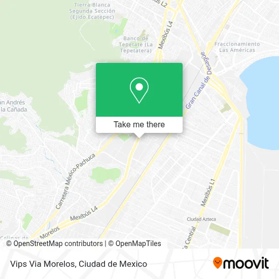 Vips Via Morelos map