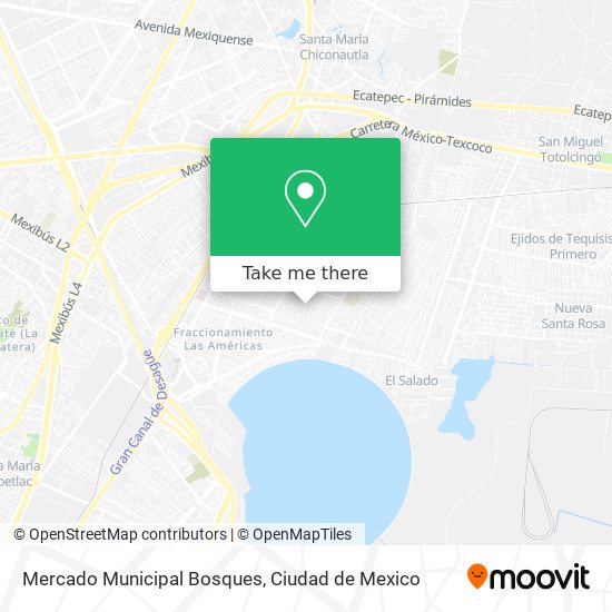 Mercado Municipal Bosques map