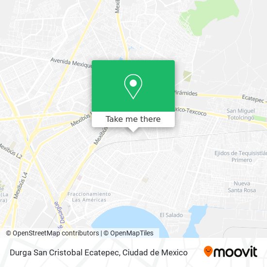 Durga San Cristobal Ecatepec map