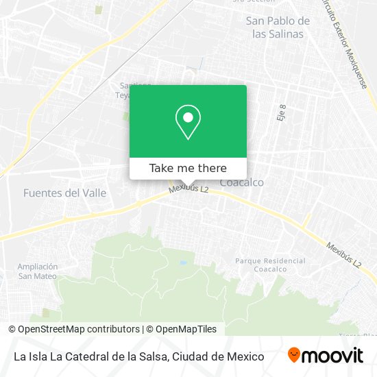 La Isla La Catedral de la Salsa map