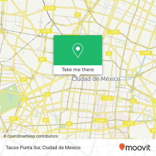 Tacos Punta Sur map