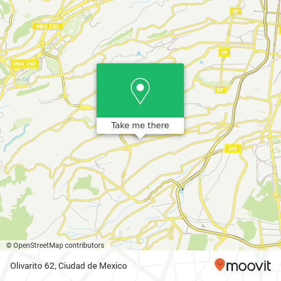 Olivarito 62 map