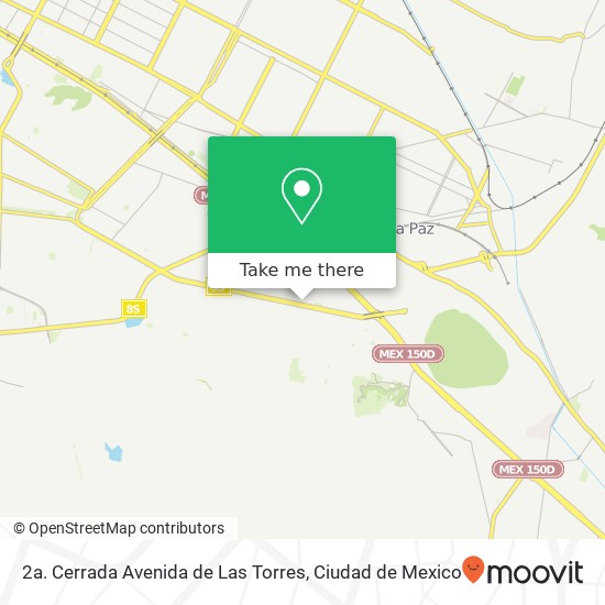 2a. Cerrada Avenida de Las Torres map