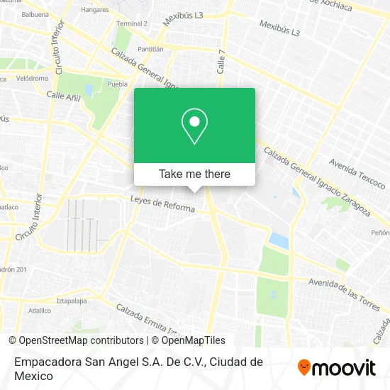 Empacadora San Angel S.A. De C.V. map