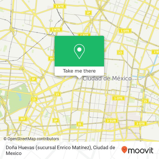 Doña Huevas (sucursal Enrico Matínez) map