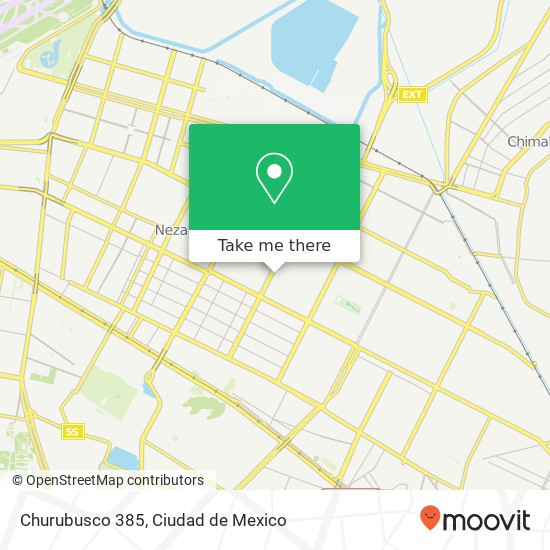 Churubusco 385 map