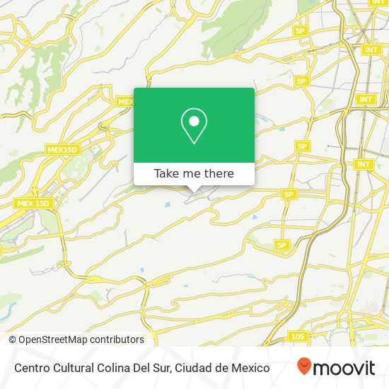 Centro Cultural Colina Del Sur map