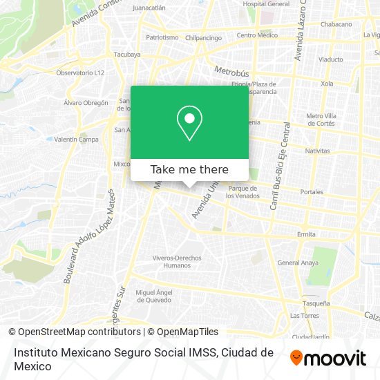 Instituto Mexicano Seguro Social IMSS map