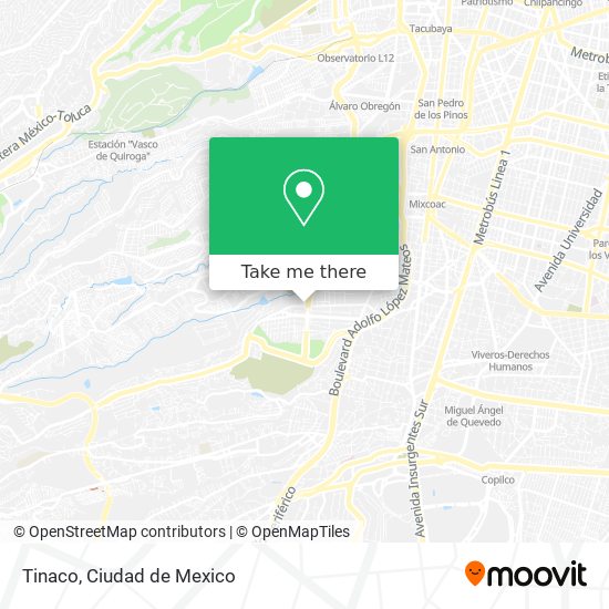 Tinaco map
