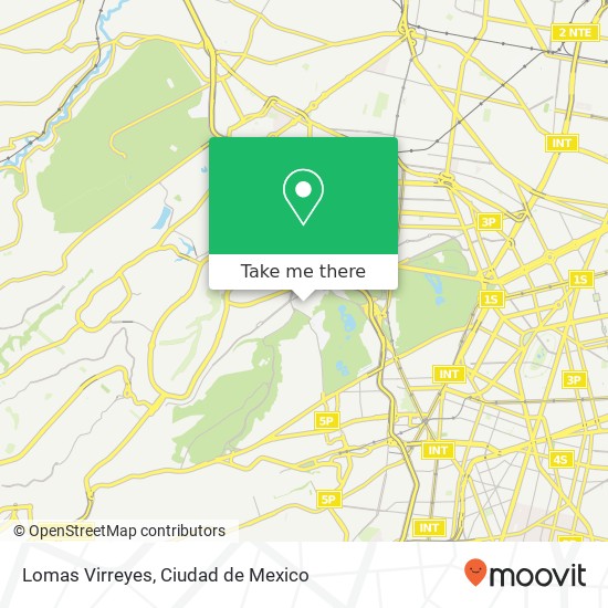 Mapa de Lomas Virreyes