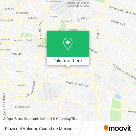 Plaza del Volador map