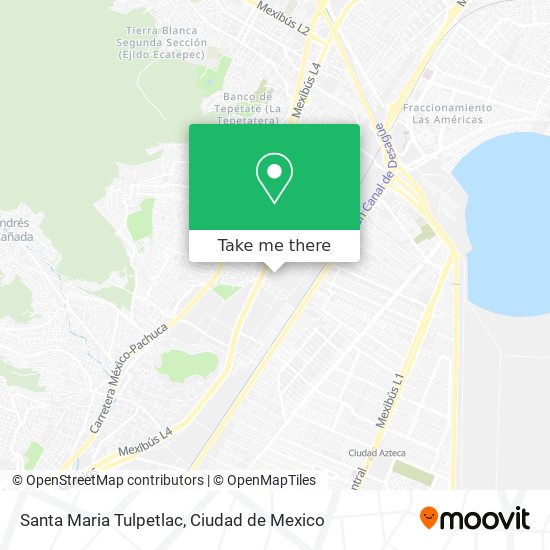 Santa Maria Tulpetlac map