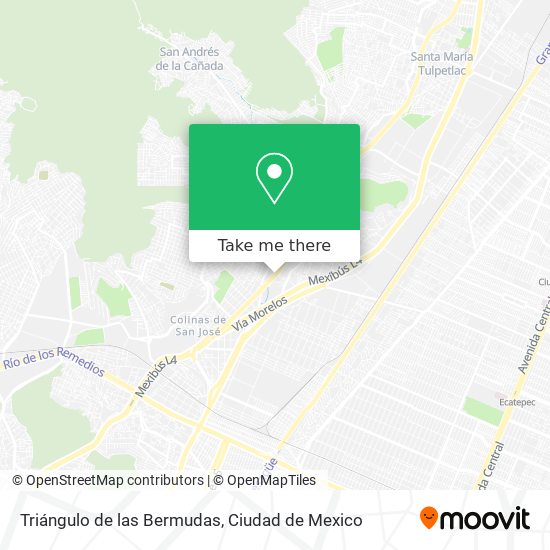 Triángulo de las Bermudas map