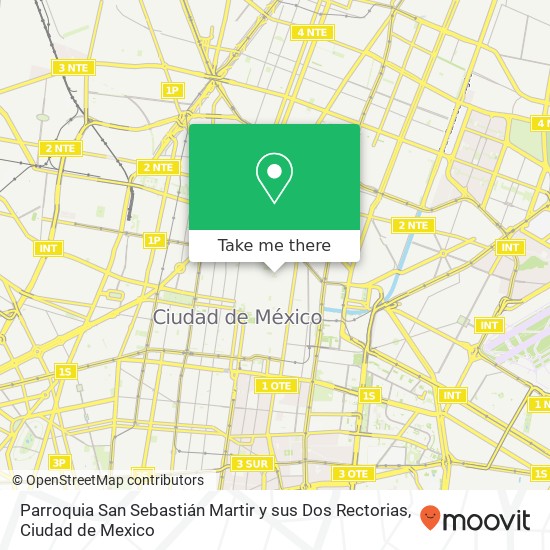 Mapa de Parroquia San Sebastián Martir y sus Dos Rectorias
