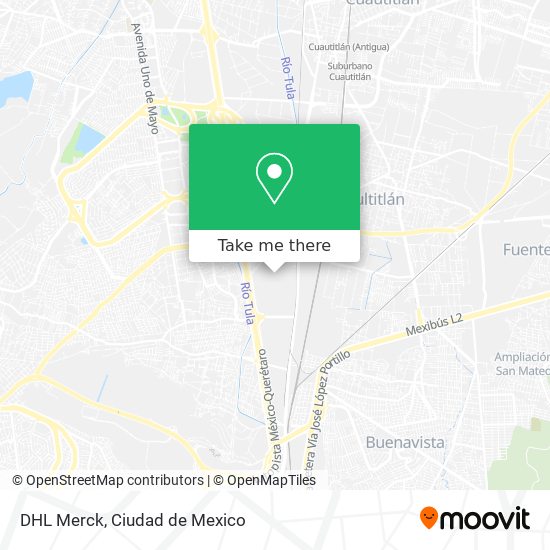 Mapa de DHL Merck