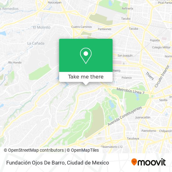 Fundación Ojos De Barro map