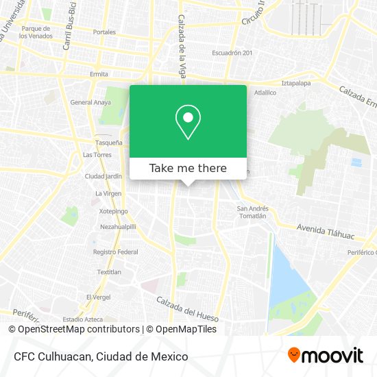 Mapa de CFC Culhuacan