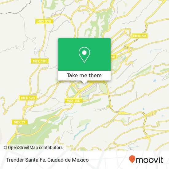 Trender Santa Fe map