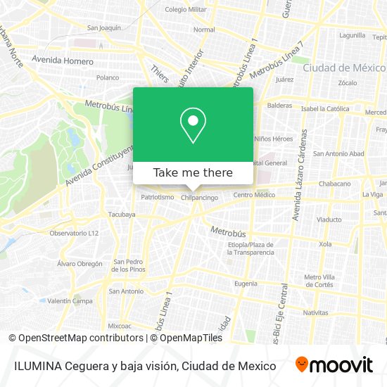 ILUMINA Ceguera y baja visión map