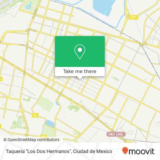 Taquería "Los Dos Hermanos" map