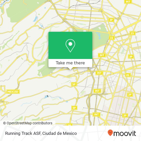 Mapa de Running Track ASF