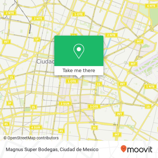 Mapa de Magnus Super Bodegas