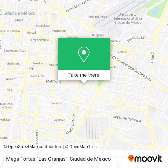 Mega Tortas “Las Granjas“ map