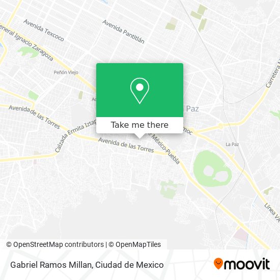 Mapa de Gabriel Ramos Millan