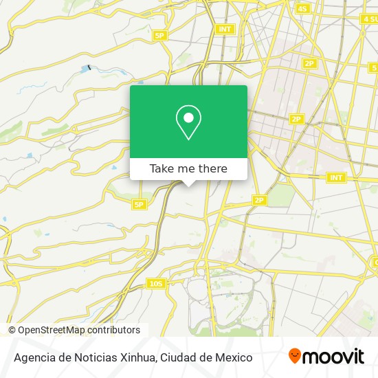 Agencia de Noticias Xinhua map