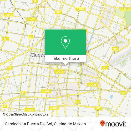 Mapa de Carnicos La Puerta Del Sol