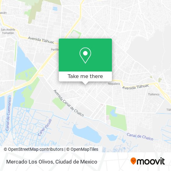 Mercado Los Olivos map