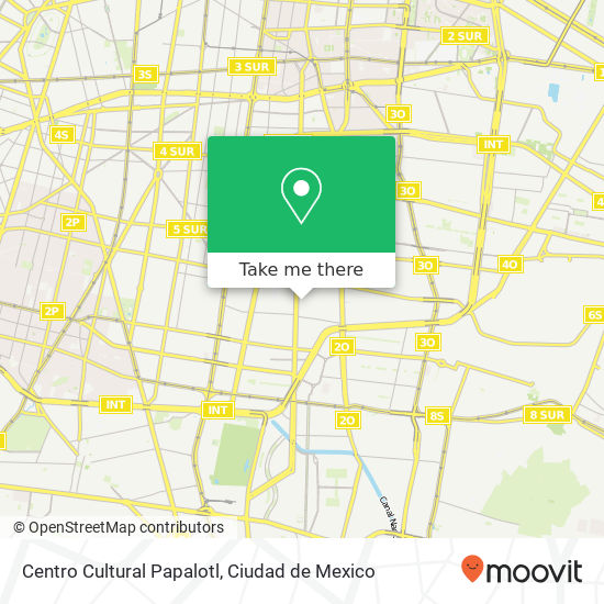 Centro Cultural Papalotl map