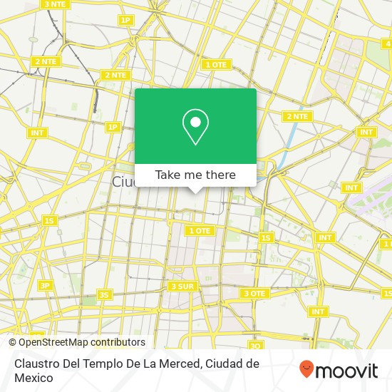 Mapa de Claustro Del Templo De La Merced