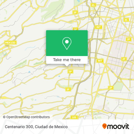 Centenario 300 map