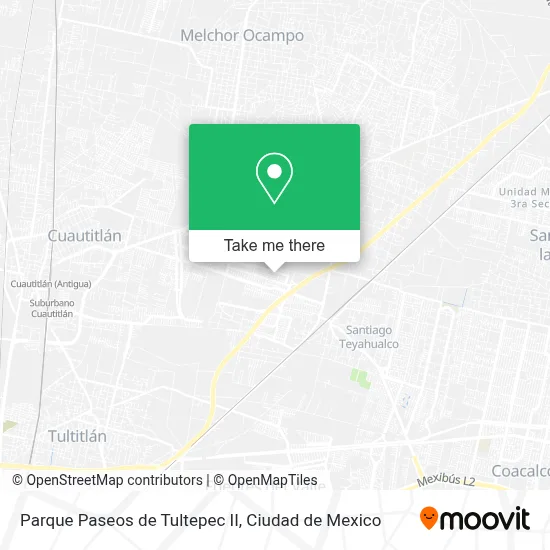 Parque Paseos de Tultepec II map